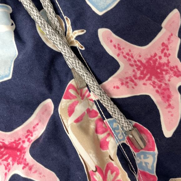 Vilebrequin Starfish Swim Trunks Mens Blue Multi Beach Crabs 7" (Liner Removed) - Picture 6 of 9